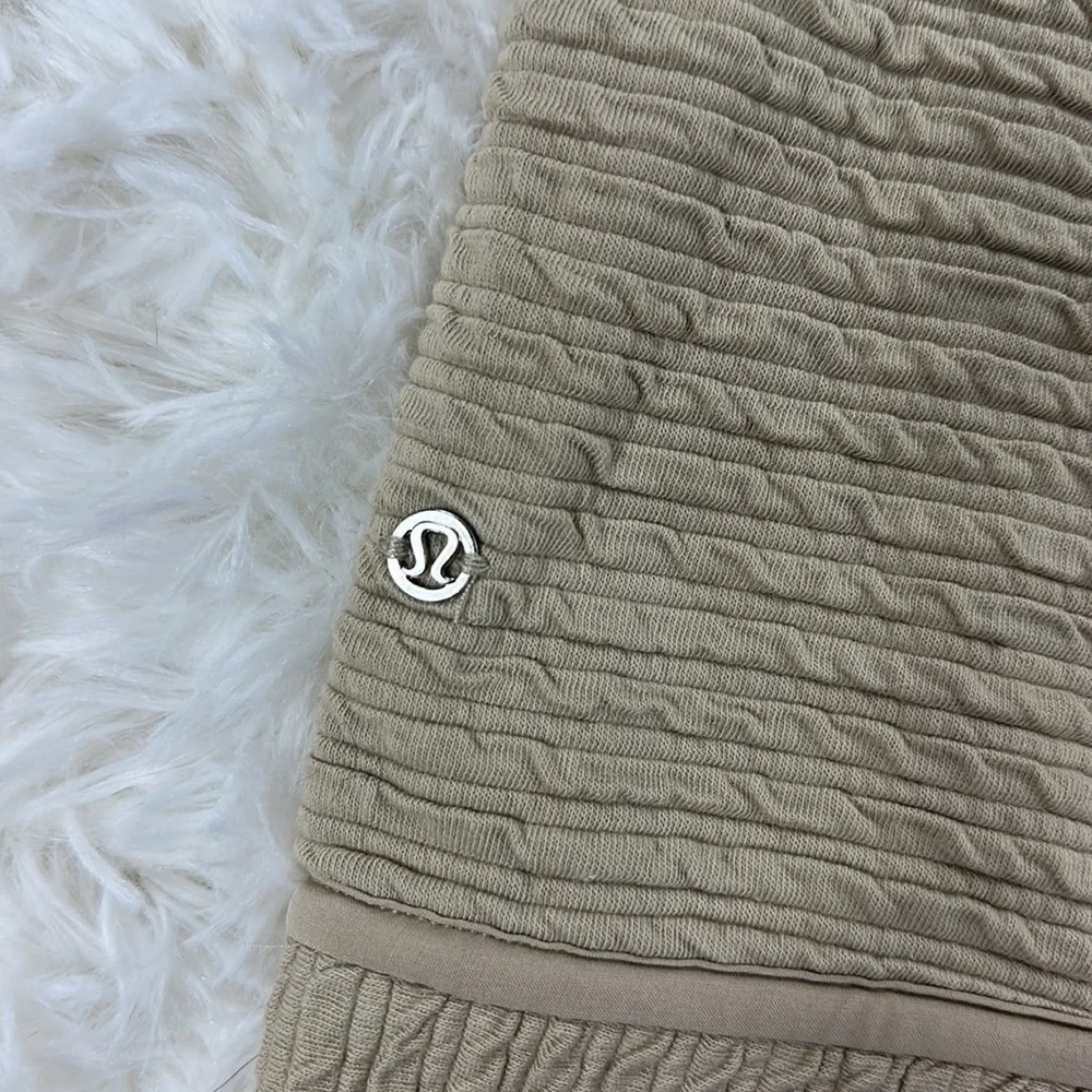 Lululemon On Repeat Dress Heathered Light Ivory